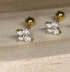 Boucles d’oreilles/ Piercing PAPILLONS 1pcs