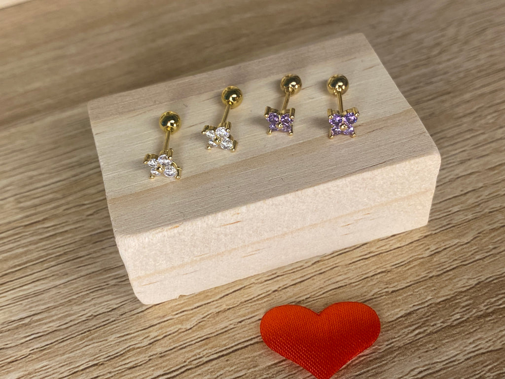 Boucles d’oreilles/ Piercing PAPILLONS 1pcs