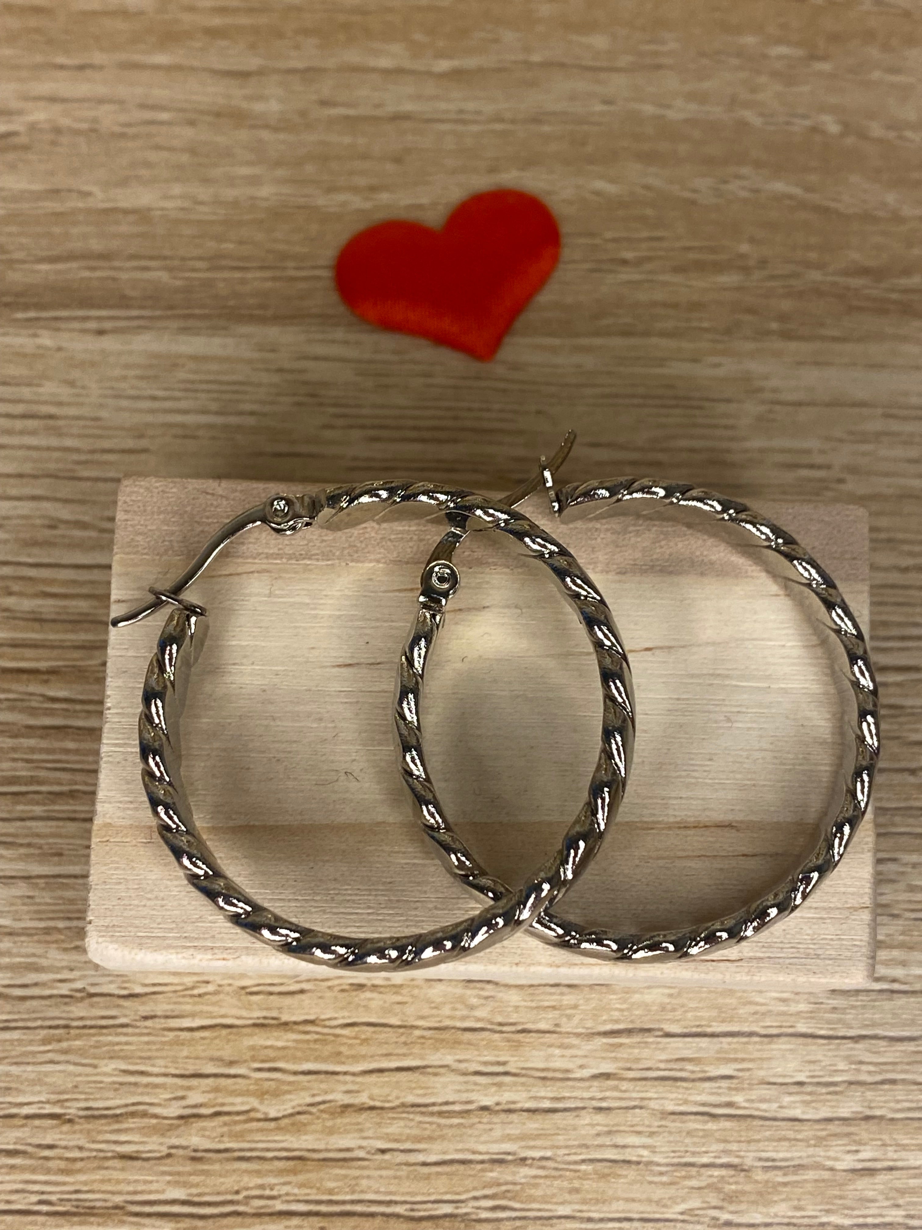 Boucles d’oreilles créoles TRESSIA