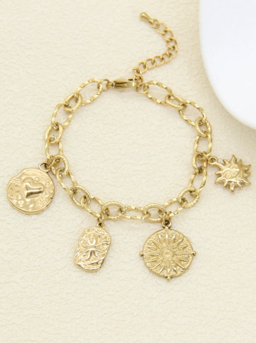 Bracelet Charms Doré